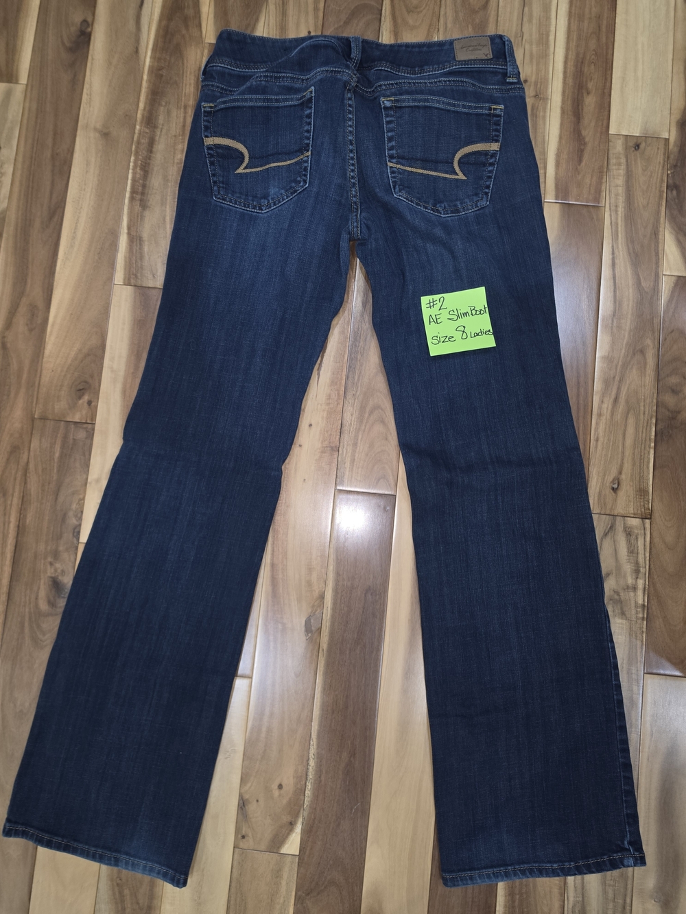 American Eagle Outfitters Dark Indigo Slim Bootcut Jeans